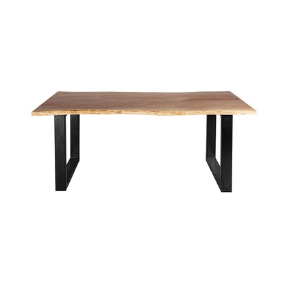 Live Edge Dining Table With 8 Seater Chair
