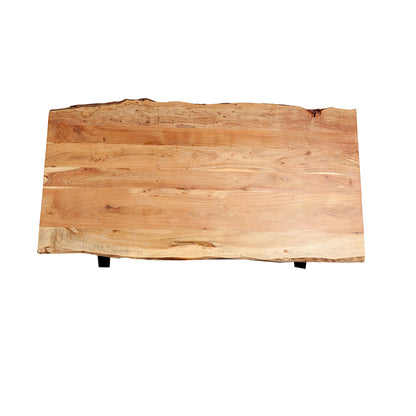 Live Edge Dining Table With 6 Seater Chair