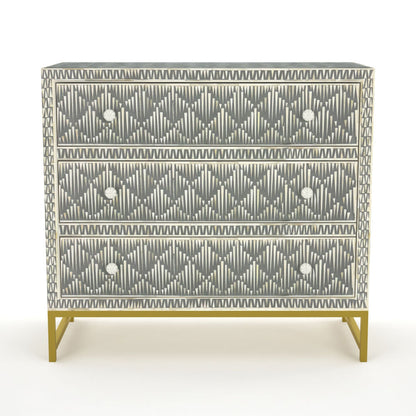 Antique Mosaic Grey Sideboard