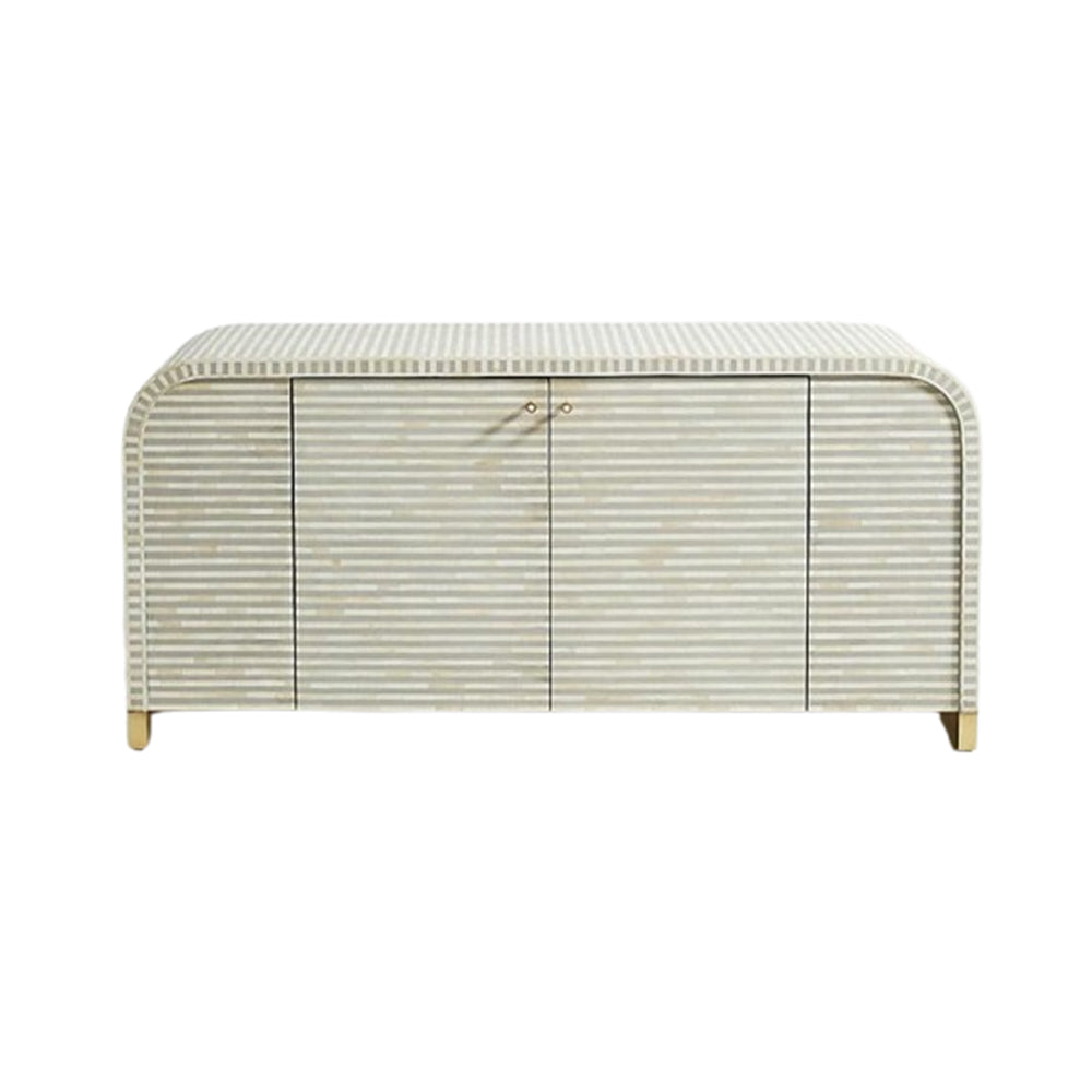 Elegant Vine Light Grey Sideboard