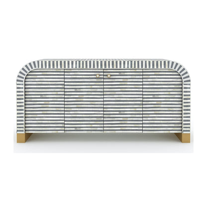 Elegant Vine Dark Grey Sideboard