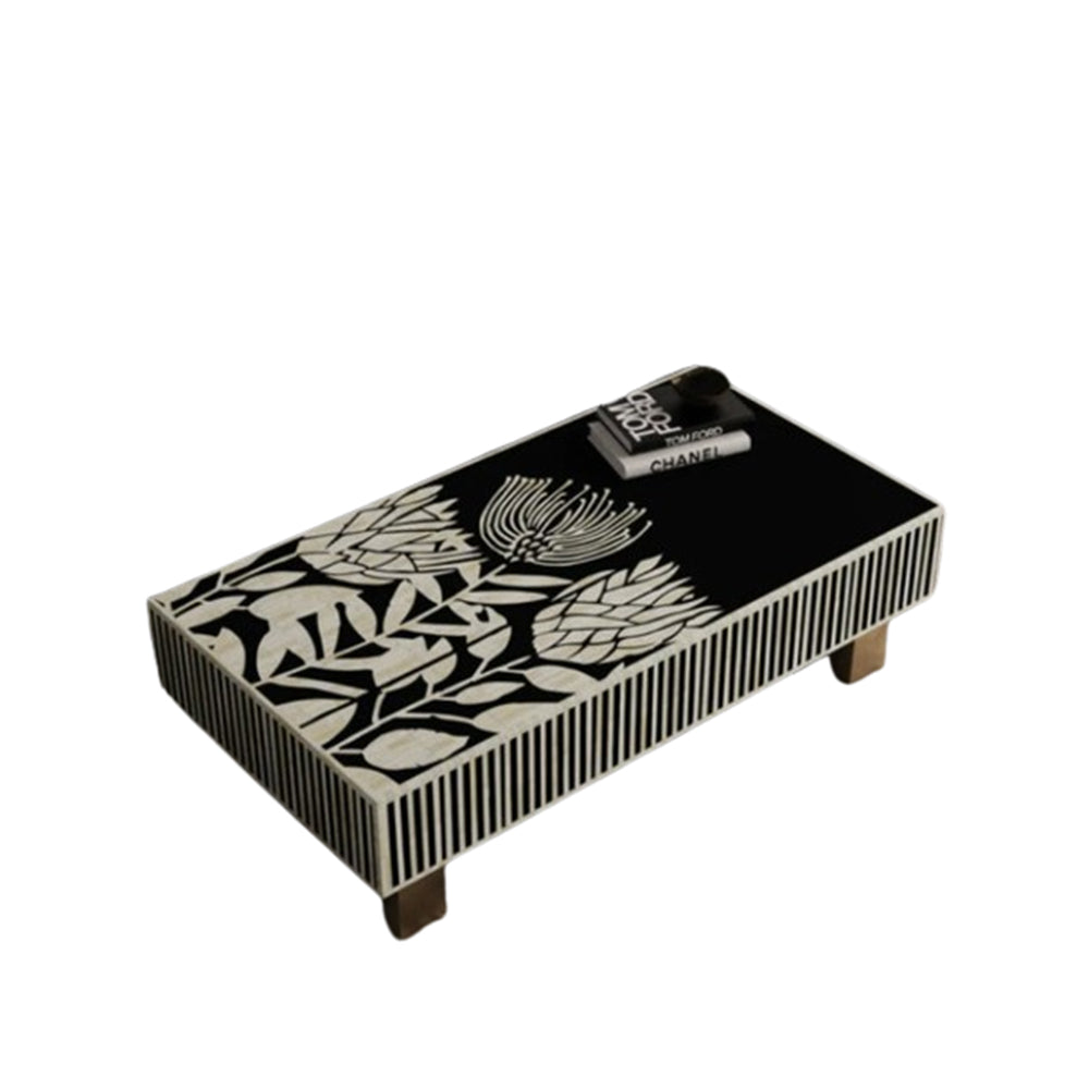 Eternal Bloom Black Coffee Table