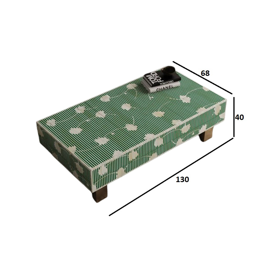 Eternal Bloom Green Coffee Table