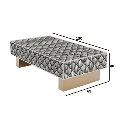 Eternal Bloom Black Coffee Table