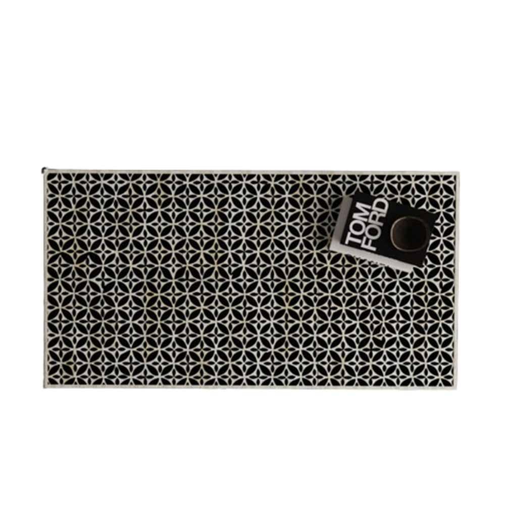 Eternal Bloom Black & White Coffee Table