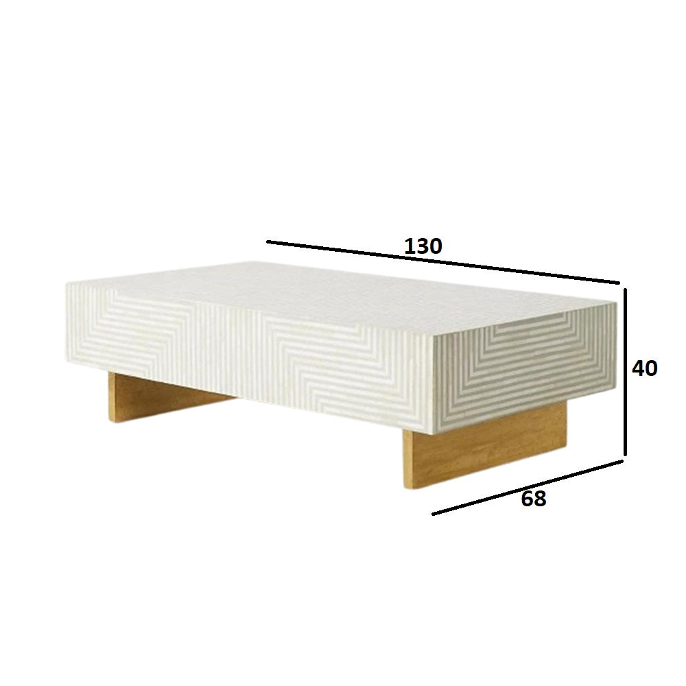 Eternal Bloom Grey Coffee Table