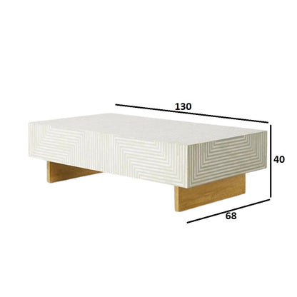 Eternal Bloom Grey Coffee Table