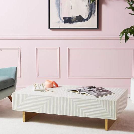 Eternal Bloom Grey Coffee Table