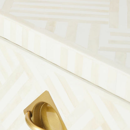 Vintage Charm White Coffee Table