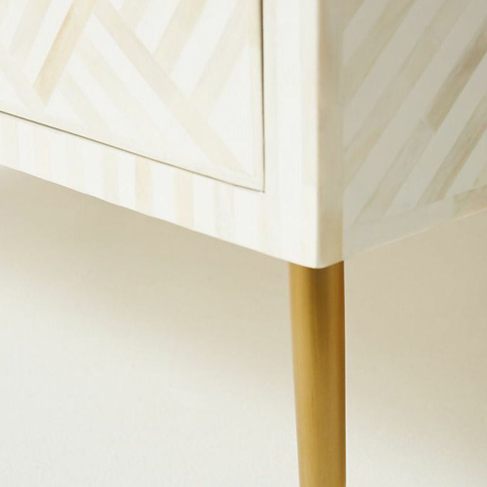Vintage Charm White Coffee Table