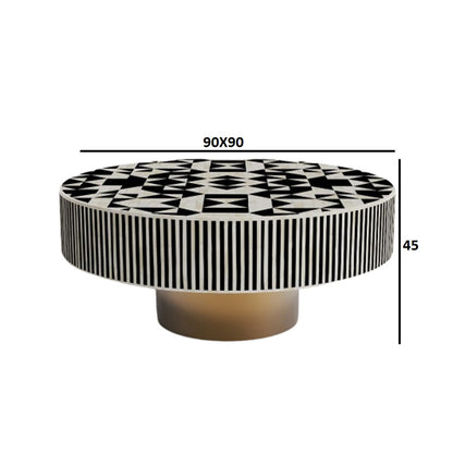 Moroccan Luxe Black Coffee Table
