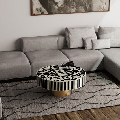 Moroccan Luxe Black Coffee Table