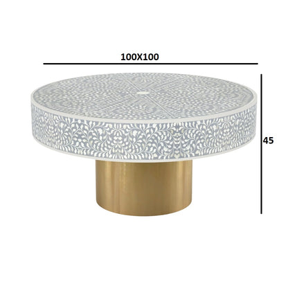 Moroccan Luxe Grey Coffee Table