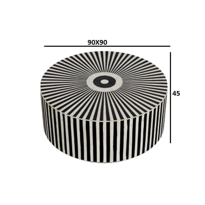 Timeless Geometry Black Coffee Table