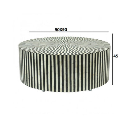 Timeless Geometry Black Coffee Table