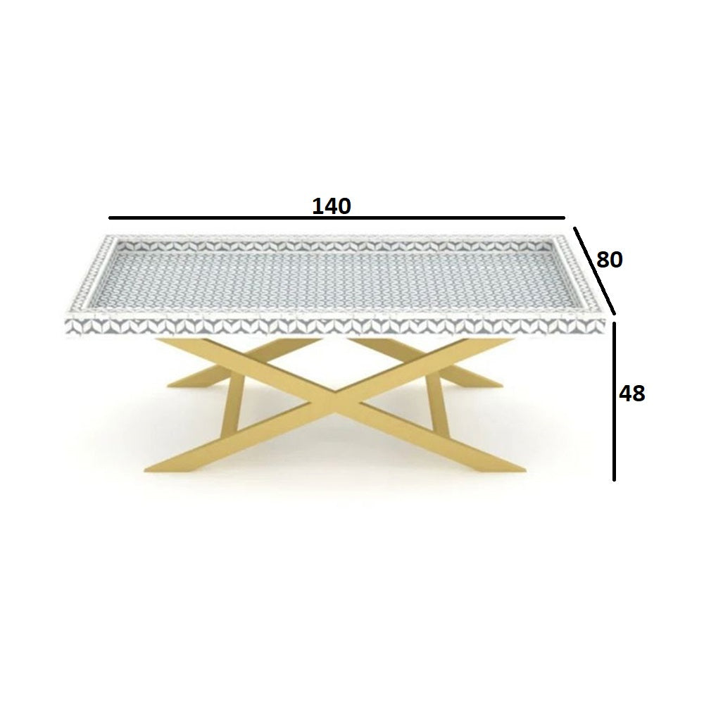 Chevron Charm Grey Coffee Table