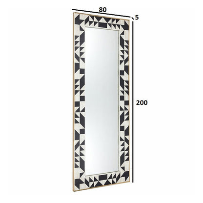 Midnight Bloom Inlay Black Mirror