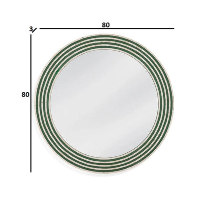 Classic Grace Inlay Dark Green Mirror