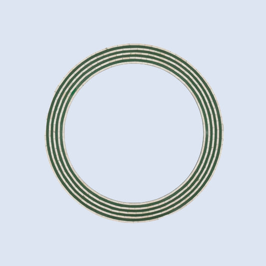 Classic Grace Inlay Dark Green Mirror