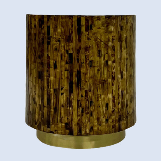 Vintage Bloom Brown End Table