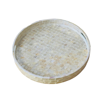 Stylish Decor White Tray