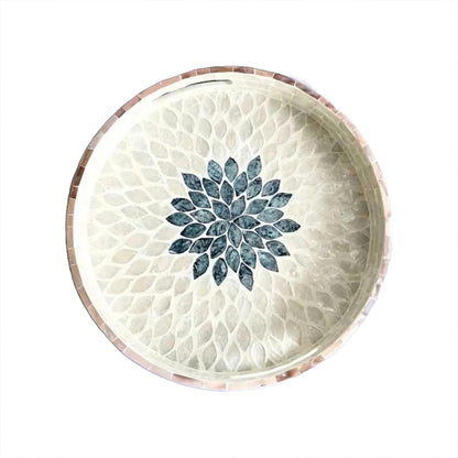 Stylish Decor Blue & White Tray