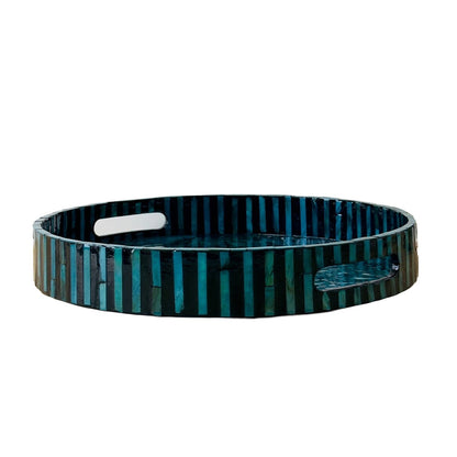 Stylish Decor Dark Blue Tray