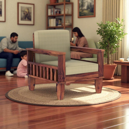Woodvera Sofa Set in 3+1+1 Seating
