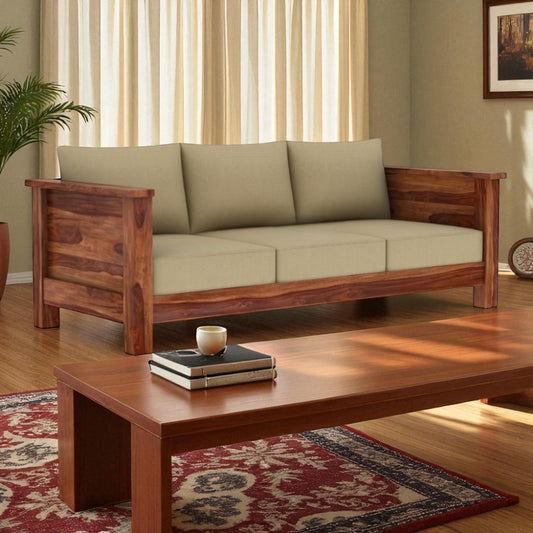 Elegant 3-Seater Sofa for a Warm & Welcoming Living Space
