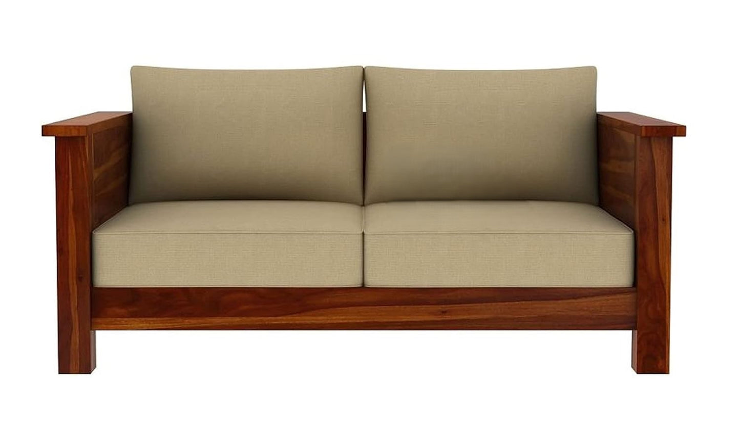 Classic Arm Design Wooden Sofa Set in 1 Seating