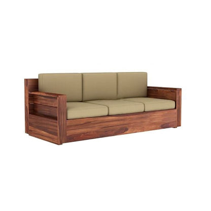Ojasya Wooden Sofa Set in 3+1+1 Seating