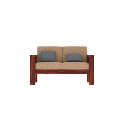 Heritage-Inspired Wooden Sofa Set in 3+1+1 Seating