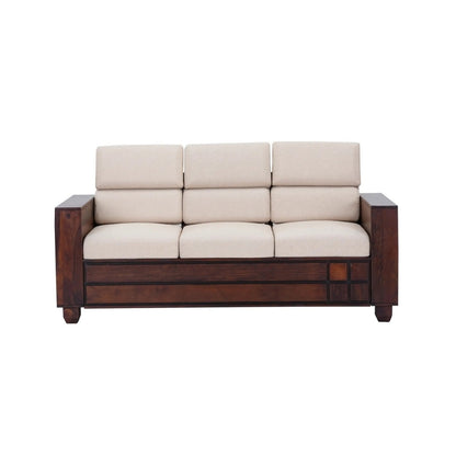 Shaantika Wooden Sofa Set in 3+1+1 Seating