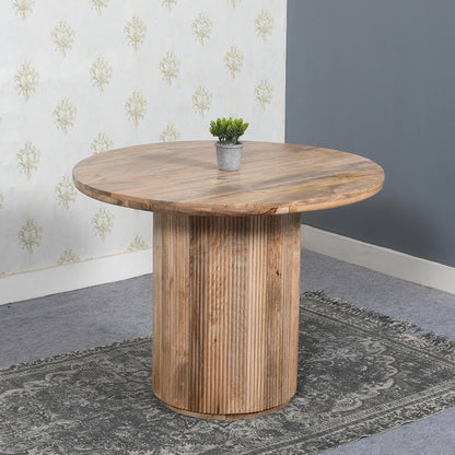 Rajsamand Furniture Solid Wood Dining Table With 4 Seater Chair