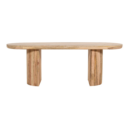Rajsamand Furniture Natural Solid Wooden Dining Bench