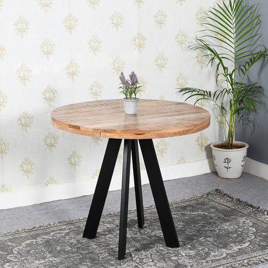 Rough Swan Timber Coffee Table With Metal Spider Legs