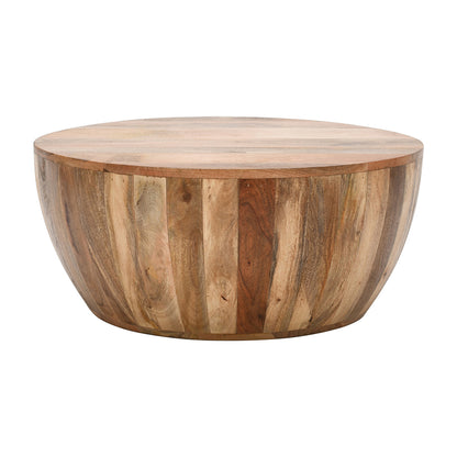 Rough Swan Timber Drum Coffee Table