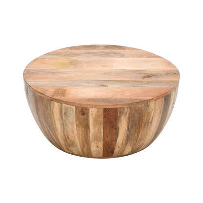 Rough Swan Timber Drum Coffee Table