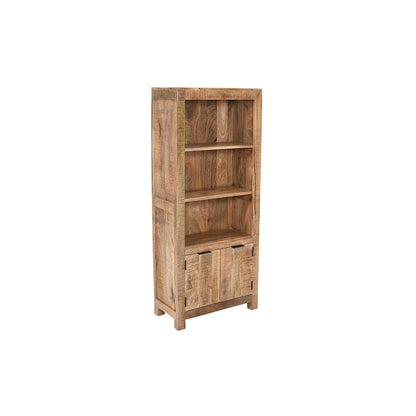 Rough Swan Timber Bookcase With Doors