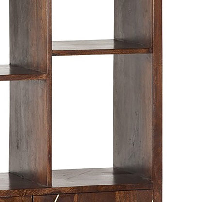Boston Dark Gold Large Bookcase 2 Door