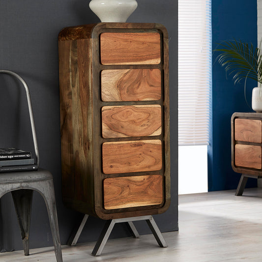 Jodhpur Jewel 5 Drawer Tall Chest