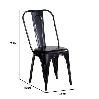Industrial Apothecary Dining Table With 4 Seater Chair