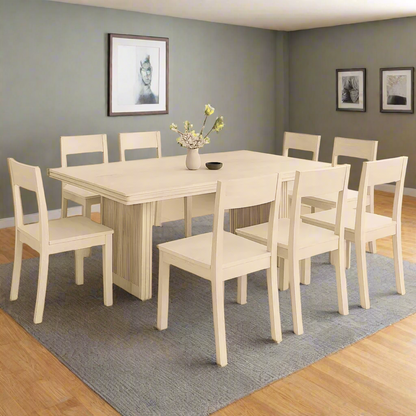 Casablanca Carved Dining Table With 6 Seater Chair