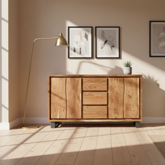 Live Edge Live Style Extra Large Sideboard 3 Drawer & 2 Door