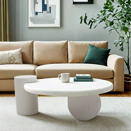Geo Modern Abstract Wooden Coffee Table