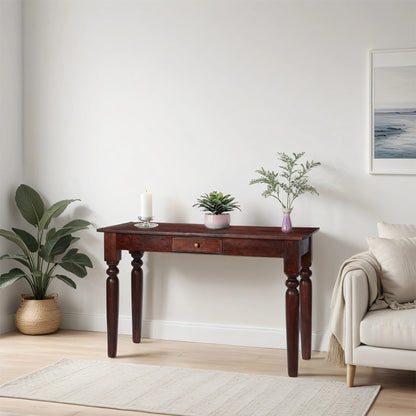 Maharaja Solid Wood Writing Desk with 1 Drawer