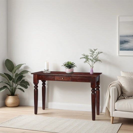Maharaja Solid Wood Writing Desk with 1 Drawer